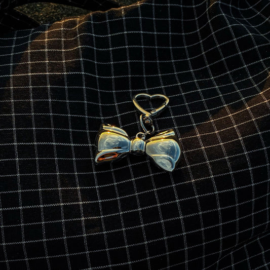 Metallic Ribbon Charm