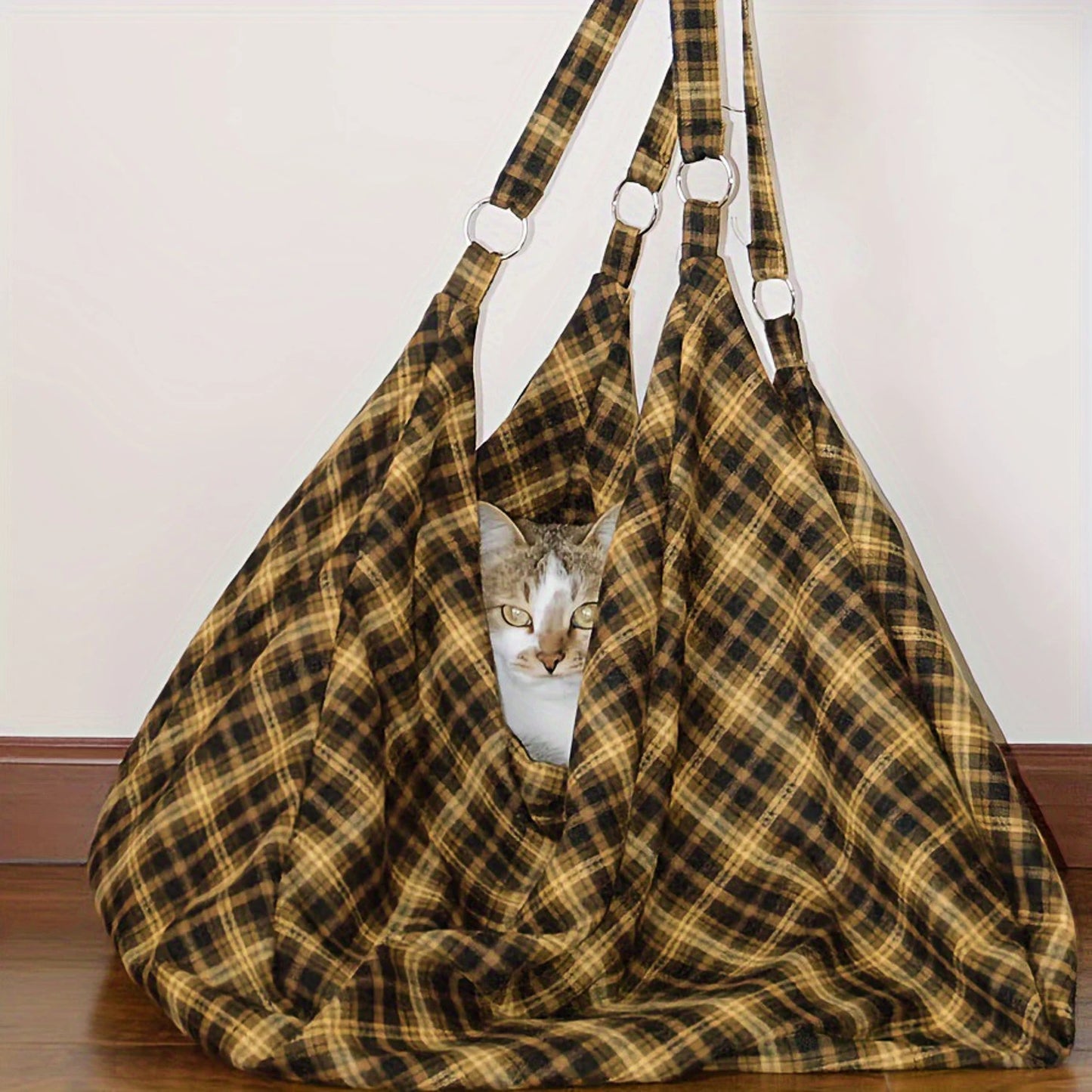 Library Vintage Check Tote