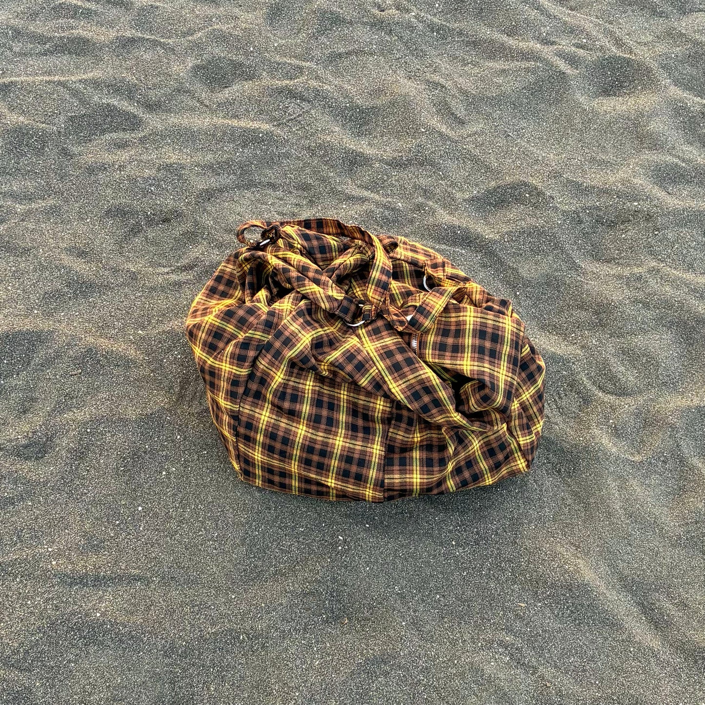 Library Vintage Check Tote