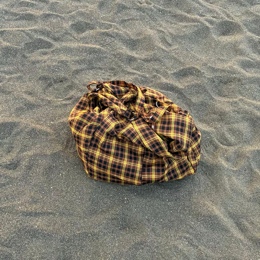 Library Vintage Check Tote